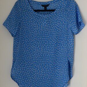 🌼 NWT Banana Republic Blue Blouse – Petite XS 🌼